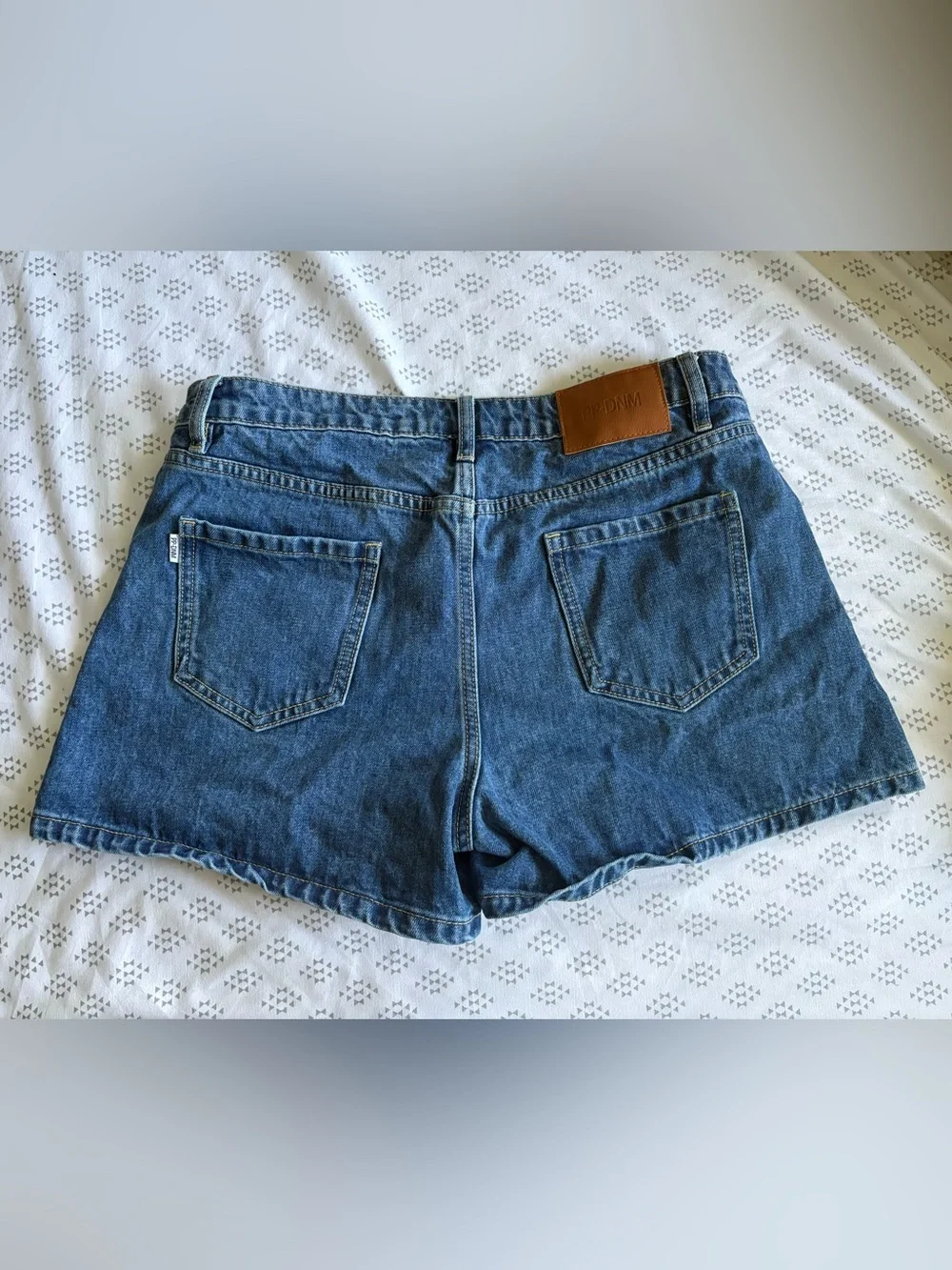 Princess Polly Medium Blue Denim High-Rise Shorts